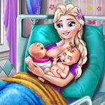 Elsa Mommy Twins Birth